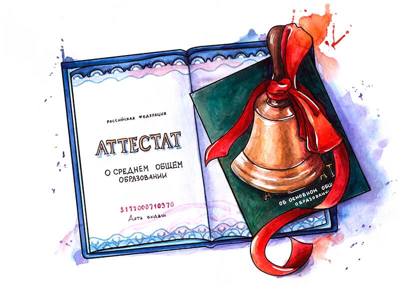 Торжественное вручение аттестатов выпускникам 11-ого и 9-ых классов.